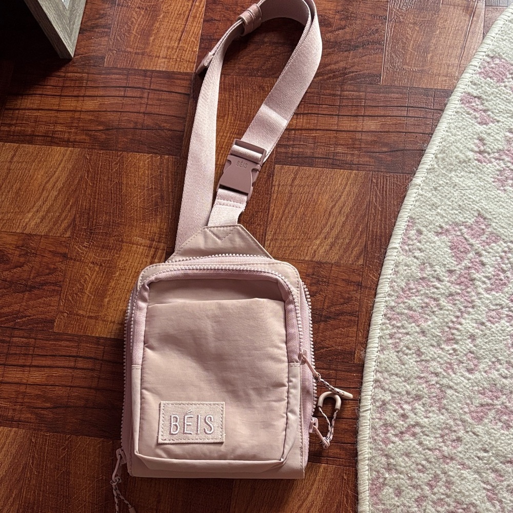 BEIS Blush Pink Crossbody Bag